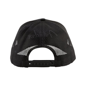 Fender Silver Logo Snapback Hat, Black