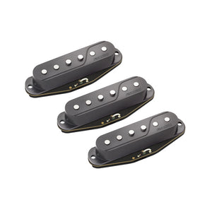 Fishman Fluence Single Width Stratocaster Pickup Set, Black