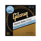Gibson Brite Wire Reinforced Electic Guitar Strings, Ultra Light, .009-.042