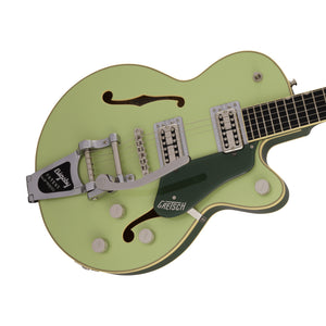 Gretsch G6659T Players Edition Broadkaster Jr. Center Block Single-Cut w/Bigsby, 2-Tone Smoked Green
