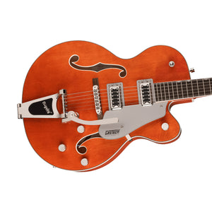 Gretsch G5420T Electromatic Classic Hollow Body Single-Cut Bigsby Electric Guitar, Orange Stain