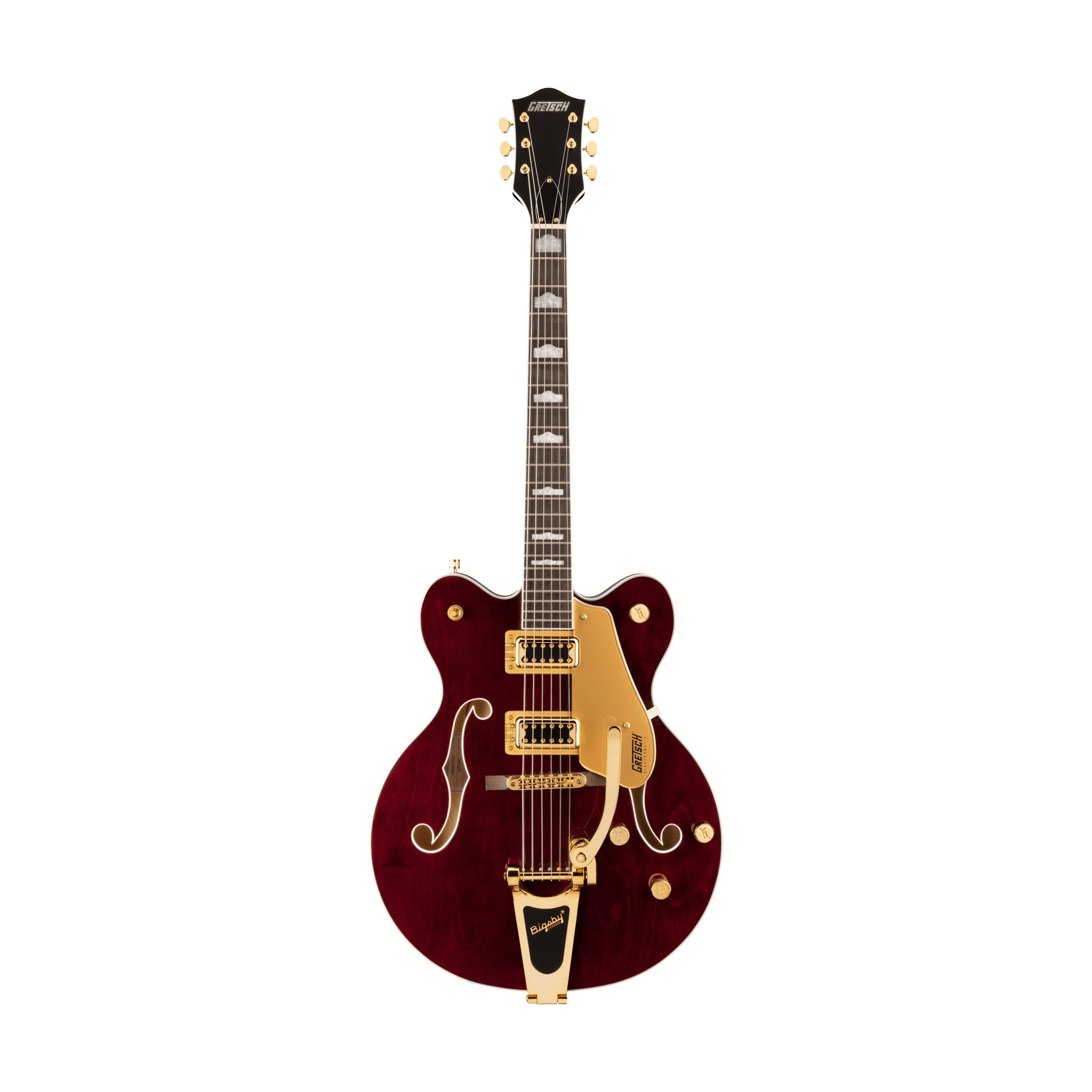 Gretsch G5422TG Electromatic Classic Hollow Body Double-Cut Bigsby Electric Guitar, Walnut Stain