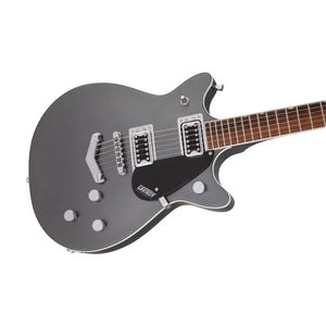 Gretsch G5222 Electromatic Double Jet BT Electric Guitar w/V-Stoptail, Laurel FB, London Grey