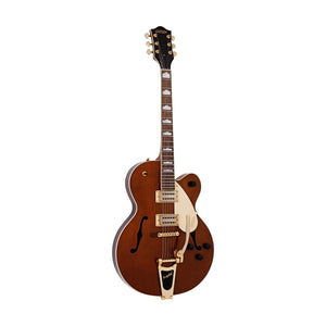 Gretsch G2410TG Streamliner Hollow Body Single-Cut Electric Guitar, Laurel FB, Single Barrel Burst