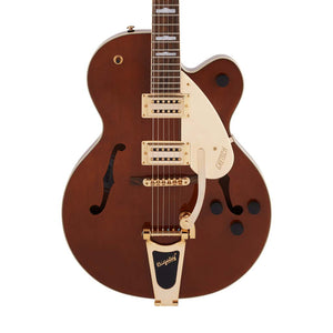 Gretsch G2410TG Streamliner Hollow Body Single-Cut Electric Guitar, Laurel FB, Single Barrel Burst