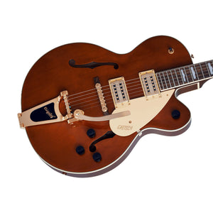 Gretsch G2410TG Streamliner Hollow Body Single-Cut Electric Guitar, Laurel FB, Single Barrel Burst