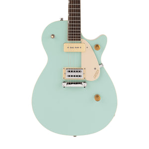 Gretsch G2215-P90 Streamliner Junior Jet Club Electric Guitar, Laurel FB, Mint Metallic