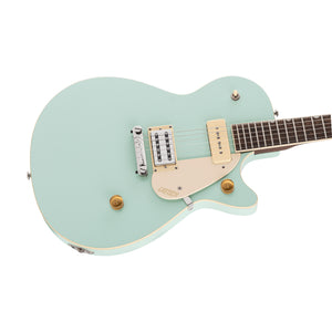 Gretsch G2215-P90 Streamliner Junior Jet Club Electric Guitar, Laurel FB, Mint Metallic