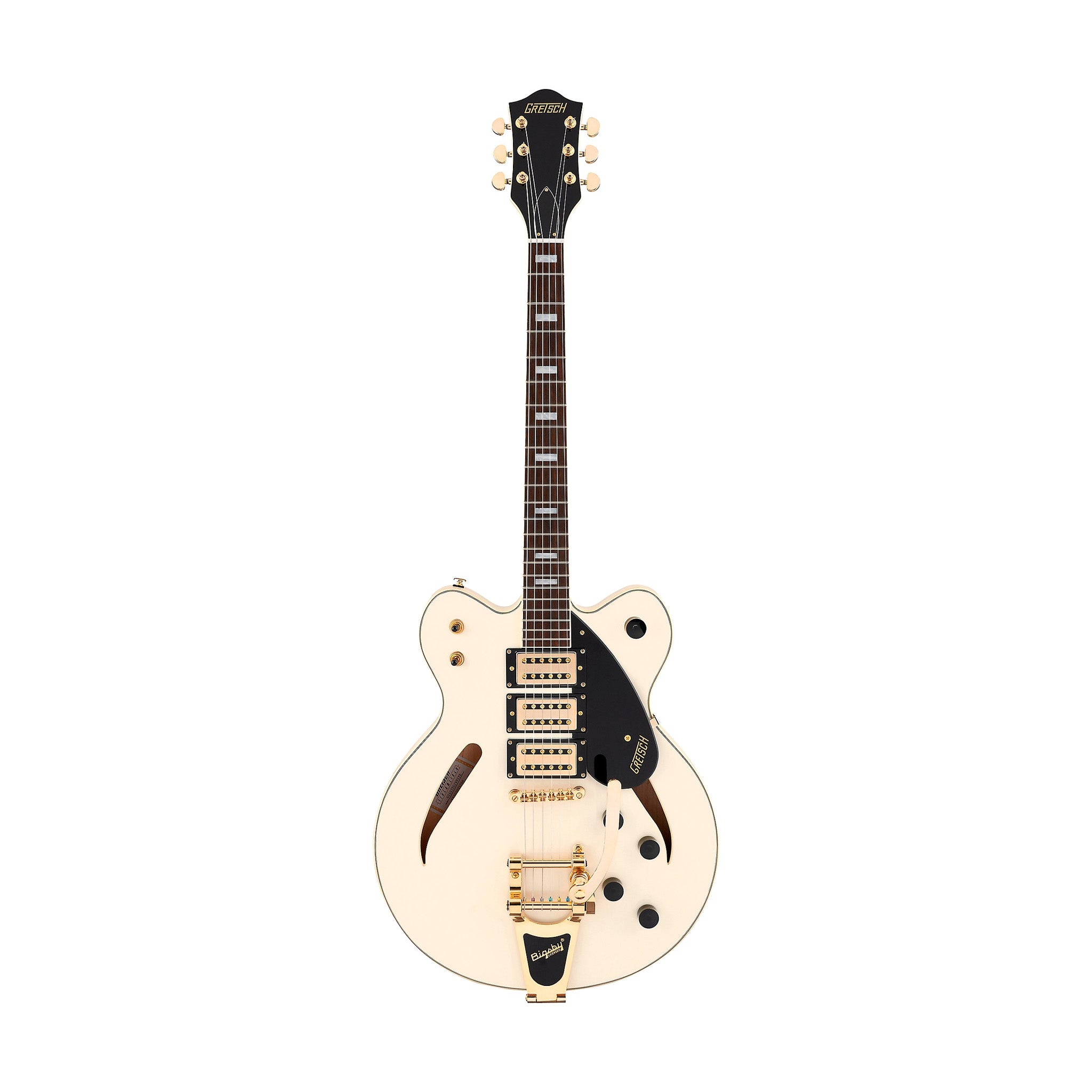 Gretsch FSR G2627TG Streamliner Center Block 3-pickup Electric Guitar w/Bigsby, White
