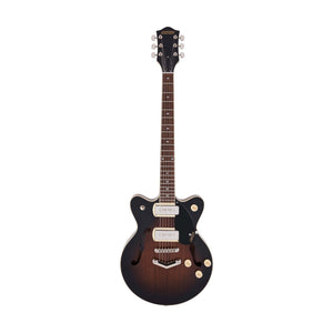 Gretsch G2655-P90 Streamliner Center Block Jr Electric Guitar, Laurel FB, Brownstone