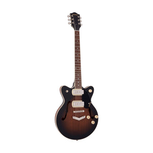 Gretsch G2655-P90 Streamliner Center Block Jr Electric Guitar, Laurel FB, Brownstone