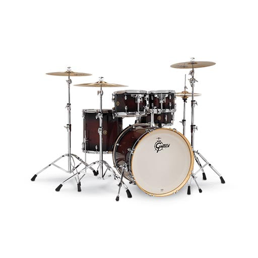 Gretsch CM1-E825-DCB Catalina Maple 5-Piece Drum Shell Kit (22inch Bass), Dark Cherry Burst