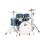 Gretsch GE4605BS Energy 5-Piece Drum Kit w/Hardware (20inch BD), No Cymbals, Blue Sparkle