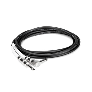 Hosa GTR-220R Guitar Cable, Straight to Angled, 20ft