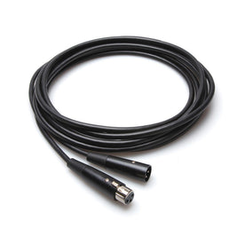 Hosa MBL-125 Microphone Cable, Black, 25ft