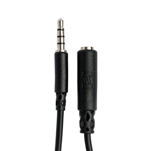 Hosa MHE-158 Headphone Adaptor, 3.5 mm TRRS to Slim 3.5 mm TRRS