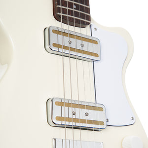 Harmony Standard Series Juno Electric Guitar w/Case, RW FB, Pearl White