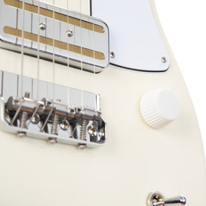 Harmony Standard Series Juno Electric Guitar w/Case, RW FB, Pearl White