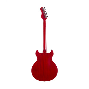 Harmony Standard Series Comet Electric Guitar w/Case, RW FB, Trans Red