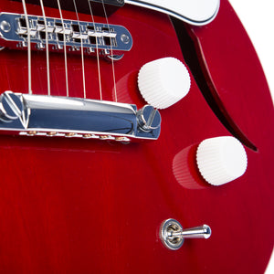 Harmony Standard Series Comet Electric Guitar w/Case, RW FB, Trans Red