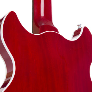 Harmony Standard Series Comet Electric Guitar w/Case, RW FB, Trans Red