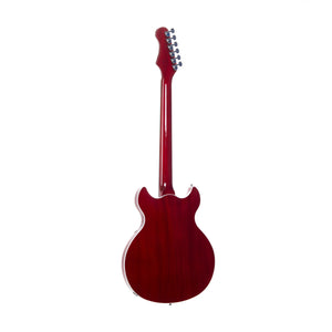 Harmony Standard Series Comet Electric Guitar w/Case, RW FB, Trans Red