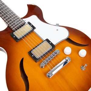 Harmony Standard Comet Electric Guitar w/Case, RW FB, Sunburst