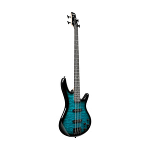 Ibanez GSR280QA-TMS Electric Bass Guitar, Transparent Marine Sunburst