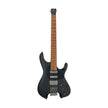 Ibanez Q54-BKF Headless Electric Guitar w/Bag, Black Flat