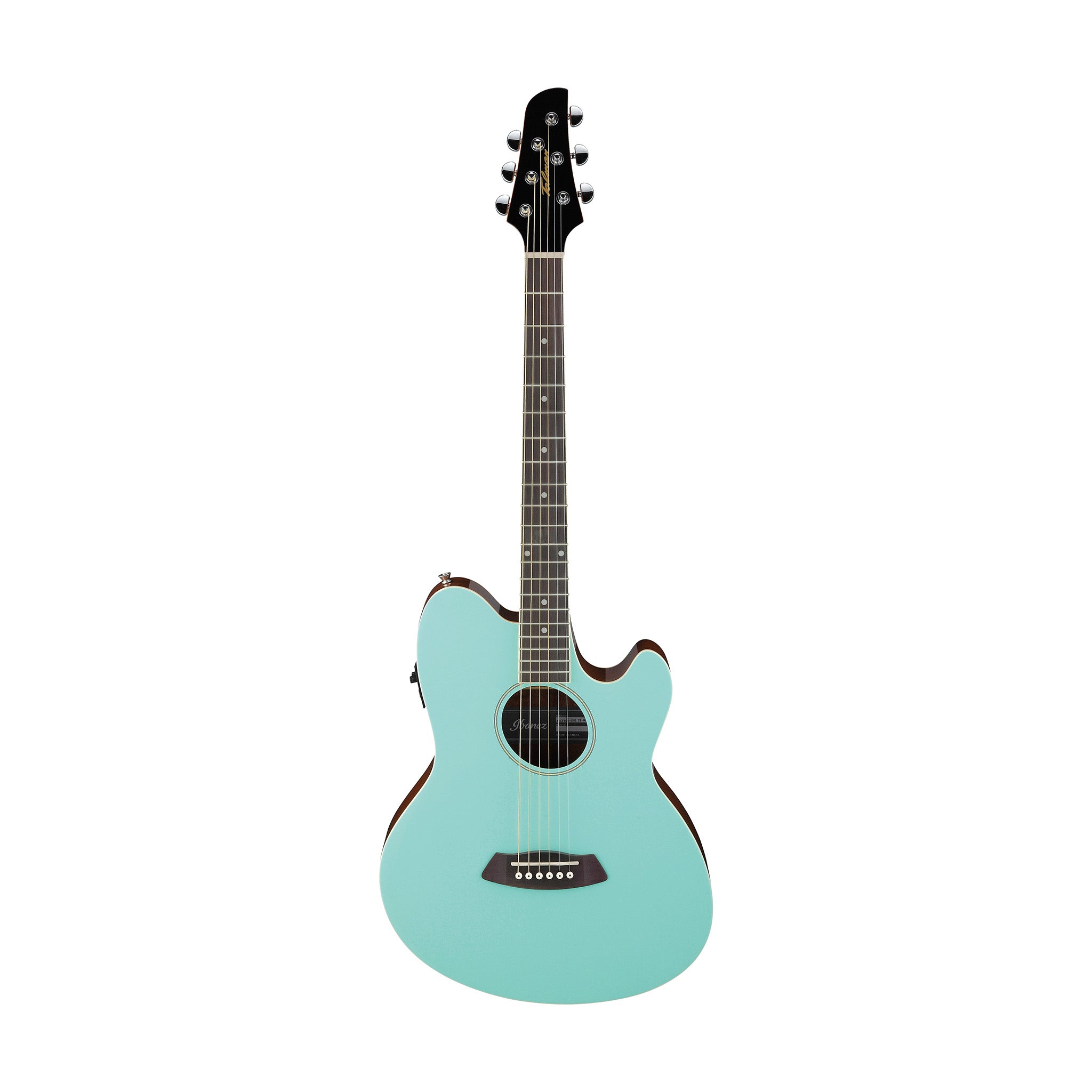 Ibanez Talman TCY10E-SFH Acoustic Guitar, Sea Foam Green High Gloss
