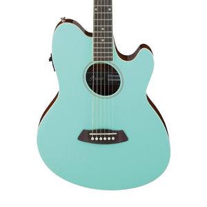 Ibanez Talman TCY10E-SFH Acoustic Guitar, Sea Foam Green High Gloss