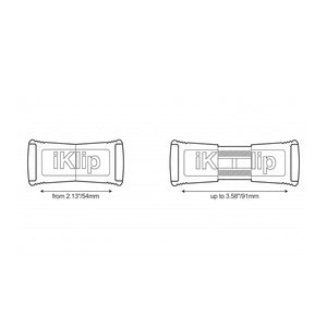 IK Multimedia iKlip Xpand Mini Mic Stand Adapter for iPhone and iPod Touch