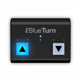 IK Multimedia iRig Blueturn Backlit compact Bluetooth LE page turner/scroller for iOS, Android & Mac