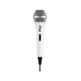 IK Multimedia iRig Voice Handheld Microphone, White (For Iphone / Ipod-Touch / Ipad)