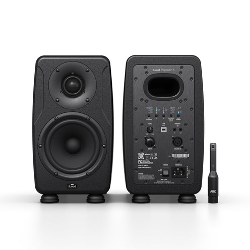 IK Multimedia iLoud Precision 5 5inch Powered Studio Monitor, Black