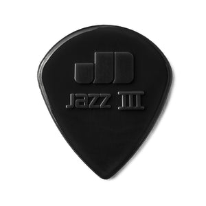 Jim Dunlop 47-3S Jazz III Stiffo Pick, 6-Pack