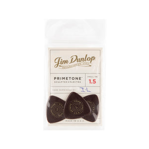 Jim Dunlop 517P 1.5 Primetone Small Triangle Pick, 3-Pick Player's Pack