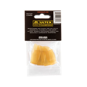 Jim Dunlop 9073P Ultex Gold Thumbpick, Large, 4-Pack