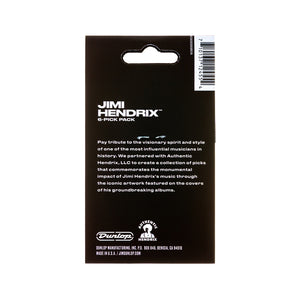 Jim Dunlop JHP03H Jimi Hendrix Electric Ladyland Picks, 6-Pack