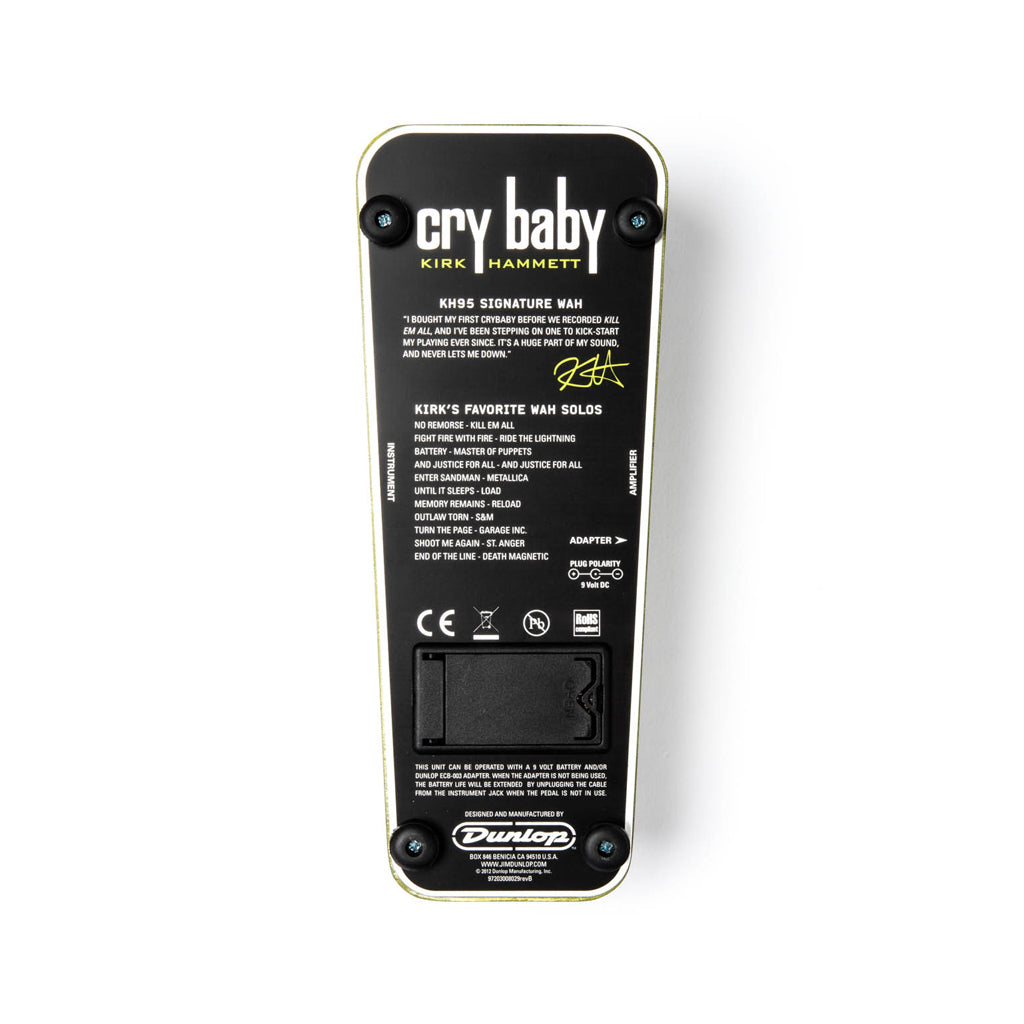 Jim Dunlop KH95 Kirk Hammett Signature Cry Baby Wah Guitar Effects