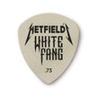 Jim Dunlop PH122P.73 White Fang Guitar Pick, 6-Picks Player Pack