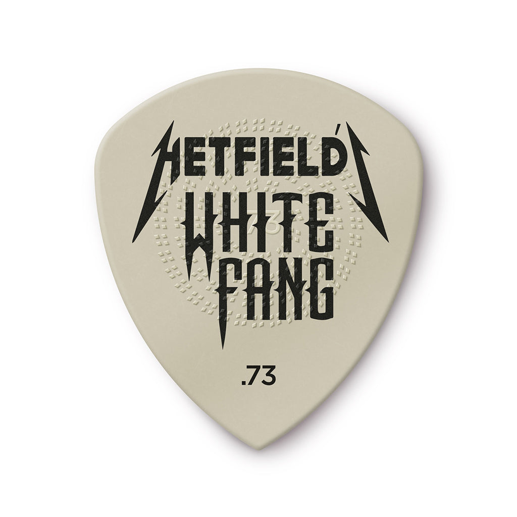 Jim Dunlop PH122P.73 White Fang Guitar Pick, 6-Picks Player Pack