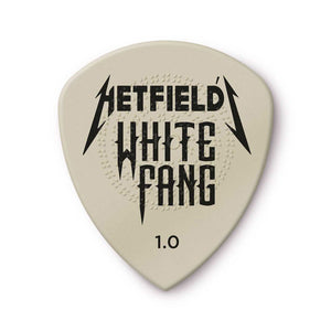 Jim Dunlop PH122P1.0 Hetfield's White Fang Custom Flow Guitar Pick, 6-Pick Players Pack