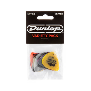 Jim Dunlop PVP101 Guitar Pick Variety Pack, Light-Medium, 12-Pack