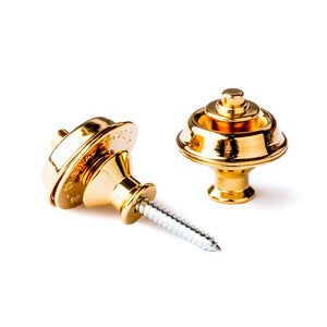 Jim Dunlop SLS-1034G Dual Design Straplock, Gold (J02-SLS1034G )