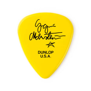 Jim Dunlop YJMP03YL Malmsteen Custom Delrin Guitar Pick, 1.14 mm, Pack of 6