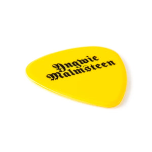 Jim Dunlop YJMP03YL Malmsteen Custom Delrin Guitar Pick, 1.14 mm, Pack of 6