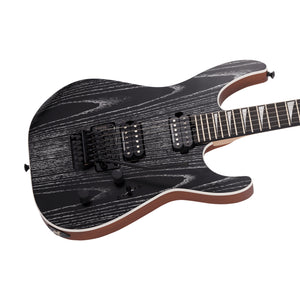 Jackson MJ Series Dinky DKRA Electric Guitar, Ebony FB, Matte Black Ash