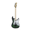 Jackson Adrian Smith SDXQ Electric Guitar, Maple FB, Transparent Green Burst