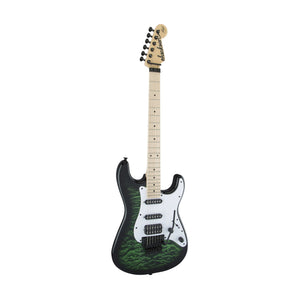 Jackson Adrian Smith SDXQ Electric Guitar, Maple FB, Transparent Green Burst